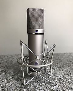 Neumann U87 Ai Dual-Diaphragm Condenser Microphone + EA 87 Shockmount (Nickel)