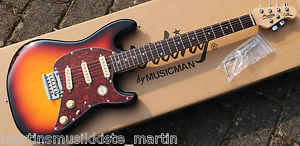 NEU Sterling by Music Man Cutlass sunburst  SSS mit rosewood fb