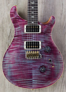 PRS Paul Reed Smith Custom 24 10-Top Guitar, Violet, Pattern Regular Neck +Picks