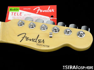 Fender American ELITE Thinline Telecaster Tele NECK + LOCKING TUNERS USA Maple