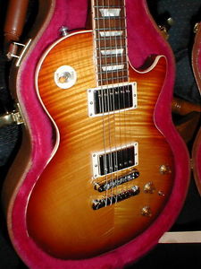 GIBSON LES PAUL STANDARD  GUITAR  2014 LIGHT  FLAME TOP
