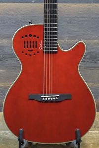 Godin Multiac Steel Duet Ambiance Trans Red "SF" E/A Guitar w/ TRIC - #16105166