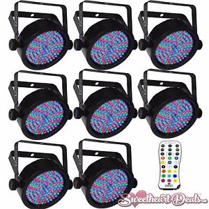 8-Pack - Chauvet DJ EZpar 56 Battery Powered Washlight with IRC - Club Stage