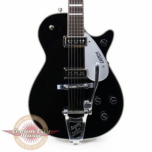 Brand New Gretsch G6128T-CLFG Cliff Gallup Signature Duo Jet Black w/ Bigsby
