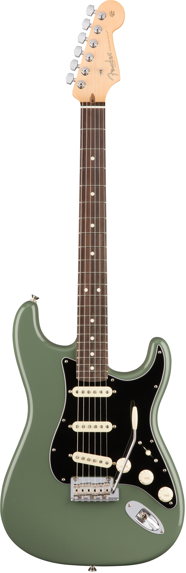 Fender American Professional Stratocaster, Rosewood - Antique Olive