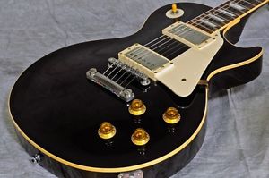 Gibson Custom Shop 1957 Les Paul Reissue VOS Ebony Electric Guitar Free shipping