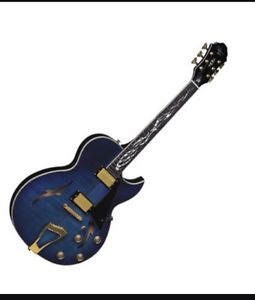 Michael Kelly Blue Phoenix JZ Electric GUITAR & Case -ONLY 160 MADE - FREE SHIP