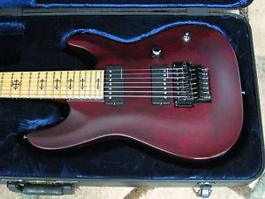 SCHECTER JL-7 FR JEFF LOOMIS 7-STRING GUITAR SEYMOUR DUNCAN NAZGUL AND SENTIENT