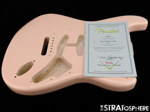 Fender USA Custom Shop Postmodern NOS Stratocaster BODY Strat Ash Shell Pink