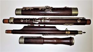 20th cent. LP wooden bassoon Made by Boosey & Hawkes London