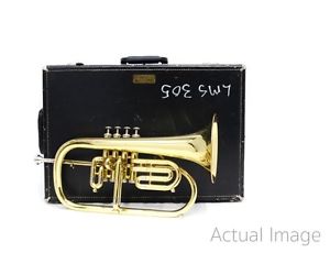 Getzen Eterna Series 896 4-Valve Bb Yellow Brass Flugelhorn w/ Case (S10012396)