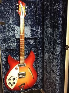 Rickenbacker NEW 330 LHFG LEFT HAND FireGlo Guitar w/ DLX OHSC  + Free Ship 2017
