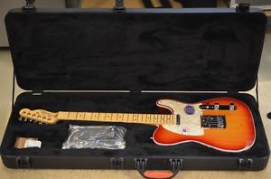 Fender American Deluxe Telecaster Electric Guitar Aged Cherry Burst 2015 w/ OHSC