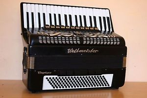 Weltmeister Caprice 120 Bass LMMH Accordion Akkordeon Fisarmonica Black
