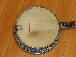 Vintage 1925 Bacon & Day Silver Bell No.1  Banjo - Bacon Banjo Co. Patent Pend.