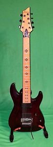 Schecter FR 7-String Electric Guitar Vampyre Red Satin EMG 707 Jeff Loomis