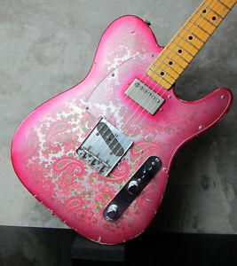 Fender Custom Shop 68 Telecaster Relic Pink Paisley Used  w/ Hard case