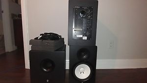 Yamaha HS80M Pair + HS10W Woofer
