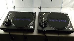 Technics SL-1200 MK3 Black Pair in Excellent Conditon