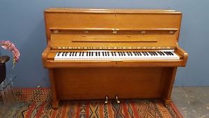 Reconditioned,Oak,"Welmar" Overstrung Piano PLAYING ON YOU TUBE  Can Deliver.