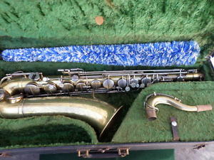 1938 Martin "Skyline" UL tenor sax w/ pro restoration/original case