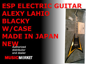 ESP ELECTRIC GUITAR  ALEXY LAHIO BLACKY W/CASE