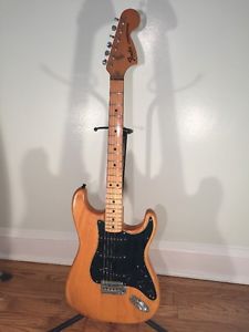 1977 Fender Stratocaster Electric Guitar USA Natural Vintage /       Telecaster