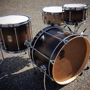 3 Pice LoveCustom Drums Drum Set Chestnut/bubinga/chestnut.
