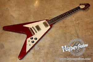 Gibson '83 Flying V, VG condition w/Hard Case EMS Shipping Tracking Number /