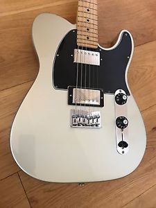 Fender Telecaster Blacktop HH Mexican Silver Postage includes Fender hardcase