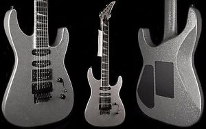 Jackson Custom Shop USA Select SL1 Soloist Silver Sparkle Electric Guitar
