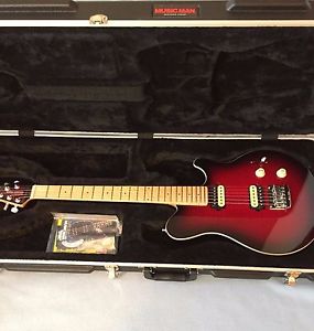 Music Man Axis Super Sport Electric Guitar - Cherry Burst - Case