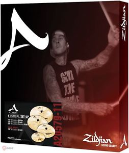 Zildjian A Custom A20579-11 Set Plus 18in A Custom Crash