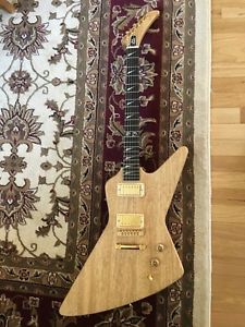 HUGE SALE!*ask details Explorer Korina HandCrafted Guitar+cs satin Blk Diamond