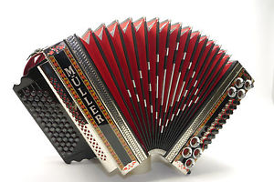 Steirische Harmonika ,Müller , F-B-Es-As-Des , Helikonbass , TOP Zustand