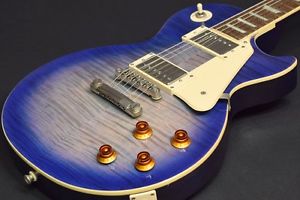 Epiphone Les Paul Standard 2nd Trans Blue Electric Guitar Free shipping