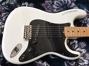 Vintage 1979 Fender Stratocaster WHITE 25th Anniversary Fender Strat Guitar #301