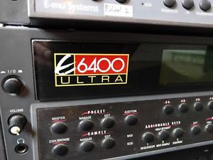 EMU E6400 ULTRA SAMPLER,SYNTH, Sampler Package