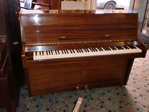 RODGERS VERY SMALL modern overstrung and mohogany £450 CAN DELIVER FREE LOCAL