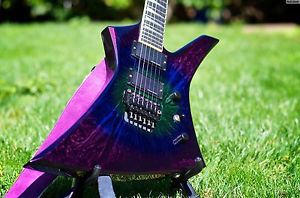 Jackson USA Select KE2 Kelly Electric Guitar Eerie Dess Swirl