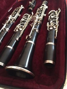 STUNNING SELMER SERIES (PARIS) 10G MATCHED PAIR OF A AND Bb CLARINETS (SERVICED)