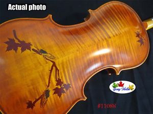 Baroque style SONG Concert play 4×4 strings 4/4 violin viola d'Amore #11088