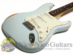 Fender 2011 '60 Stratocaster Relic (Sonic Blue) Electric Guitar Free shipping