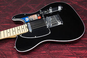 Fender American Elite Telecaster  Electric Guitar Mystic Black 031308