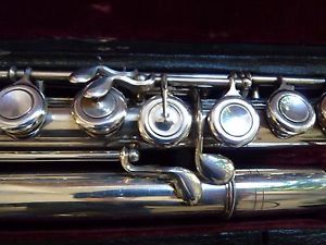Rare concert flute by Hug of Zurich--homage to Louis Lot.