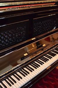 Steinway & Sons Upright Piano Klavier Pianino Piano Pianoforte Generalüberholt