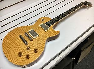 2001 GIBSON Elegant LES PAUL Custom Shop ELECTRIC Guitar w/ OHSC Flame TOP USA