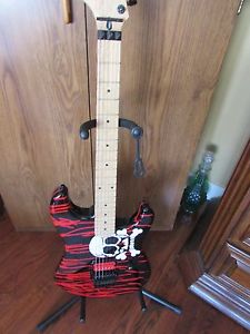 Charvel Blood Skull Guitar w/ Reverese Headstock