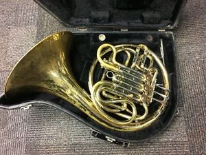 Double French Horn Olds Brand Used With Case And Mouthpiece