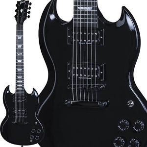 Gibson SG Dark 7 Ebony 7st Elrctric Guitar Free Shipping From Japan #A50